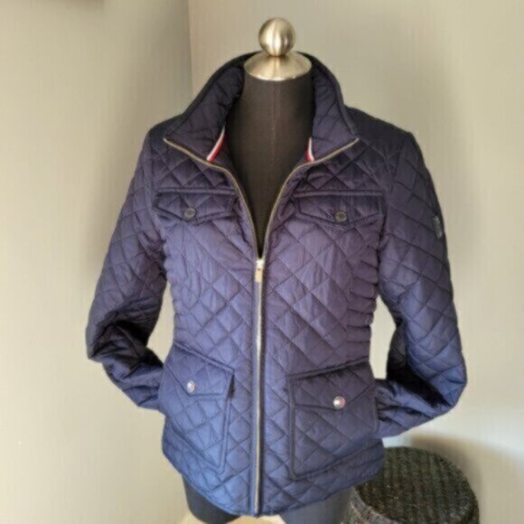 Tommy Hilfiger Quilted Jacket NWT Women's Sz Small - Picture 5 of 13